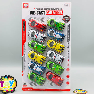 12Pcs Diecast Mini Pullback Lamborghini Models
